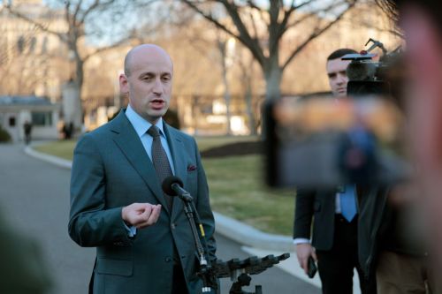 White House Deputy Chief Of Staff Stephen Miller Speaks To Reporters