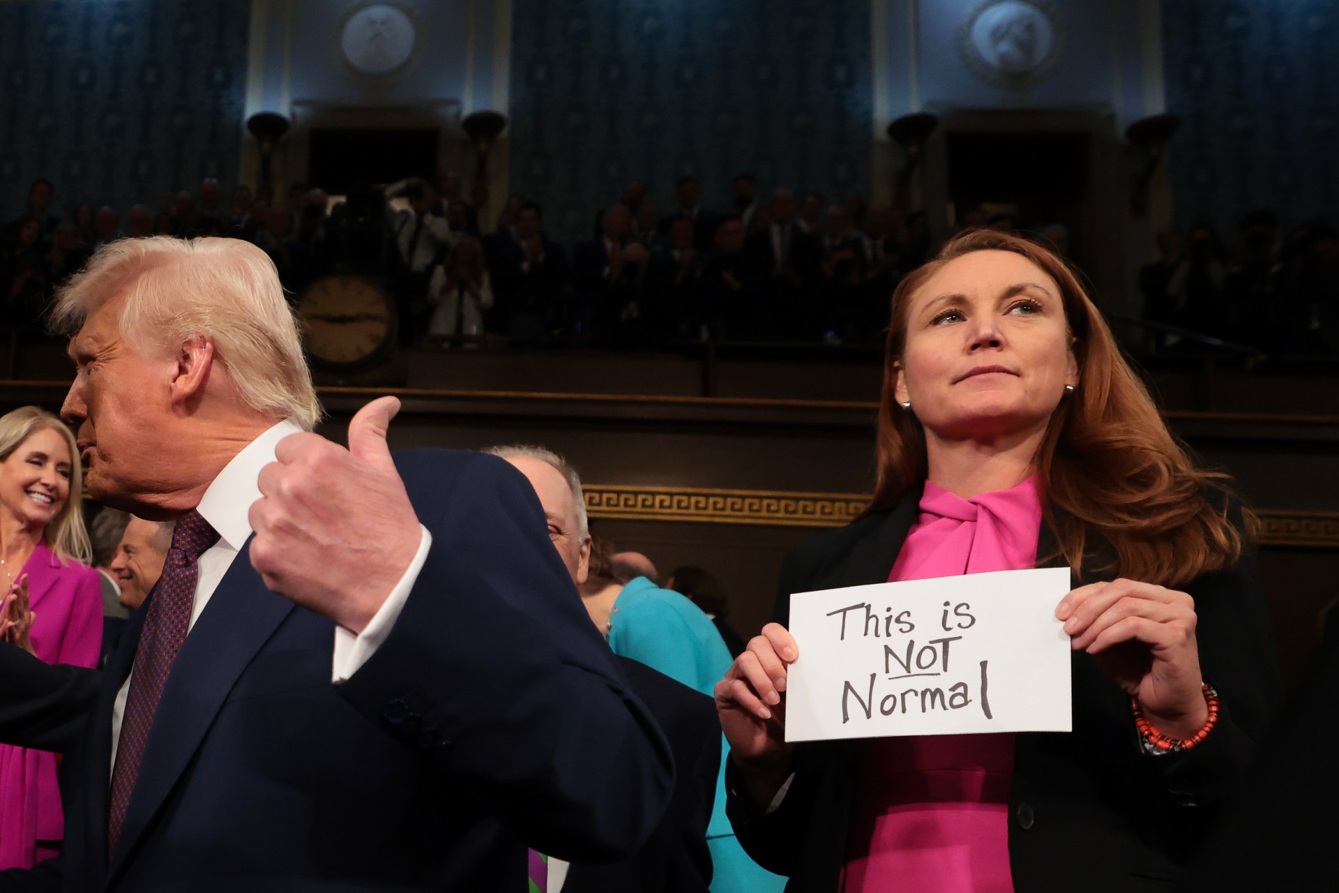 Donald Trump Delivers Joint Address To Congress