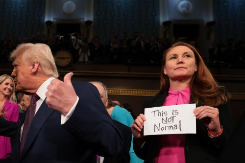 Donald Trump Delivers Joint Address To Congress