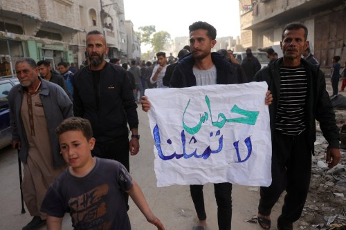 CORRECTION / PALESTINIAN-ISRAEL-CONFLICT-HAMAS