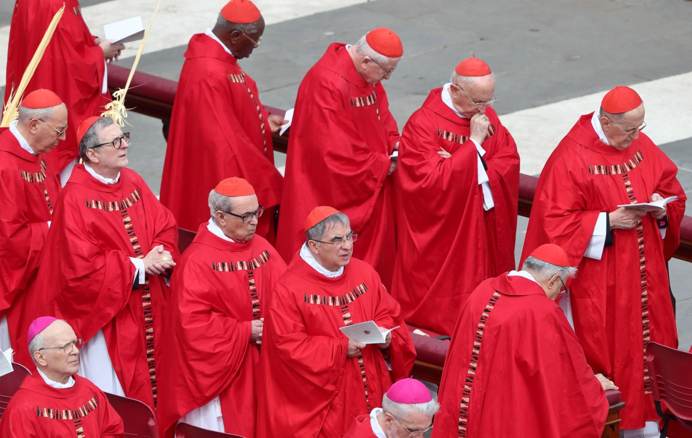 Palm Sunday Mass Celebrated by Cardinal Leonardo Sandri, Delegated by Pope Francis in St. Peters Square