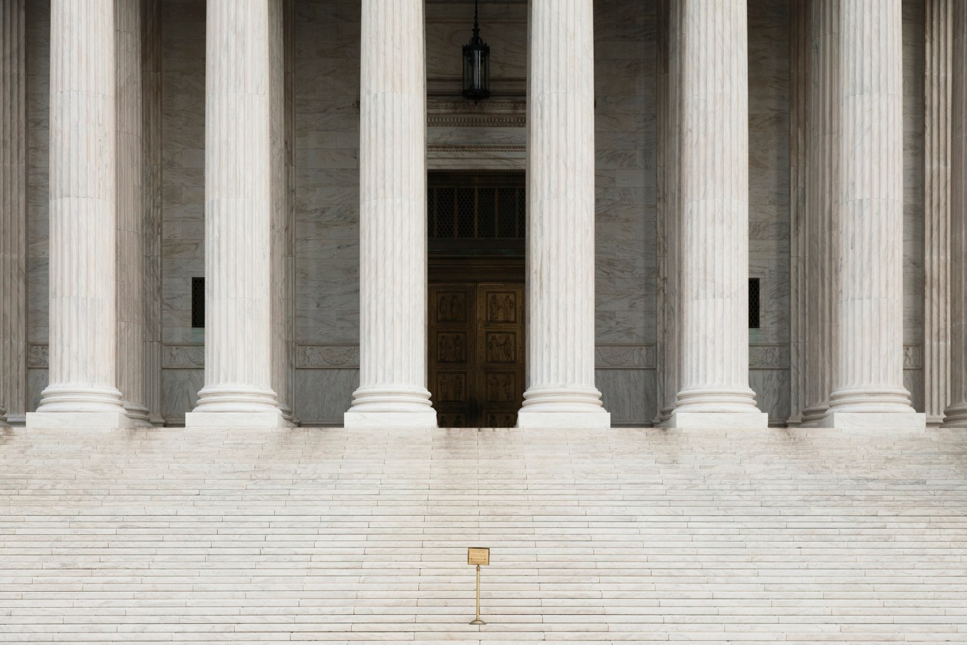 Front View of the Supreme Court.