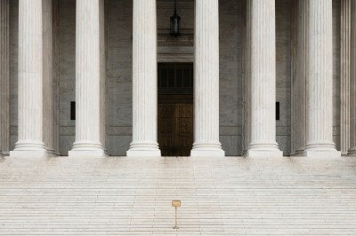 Front View of the Supreme Court.