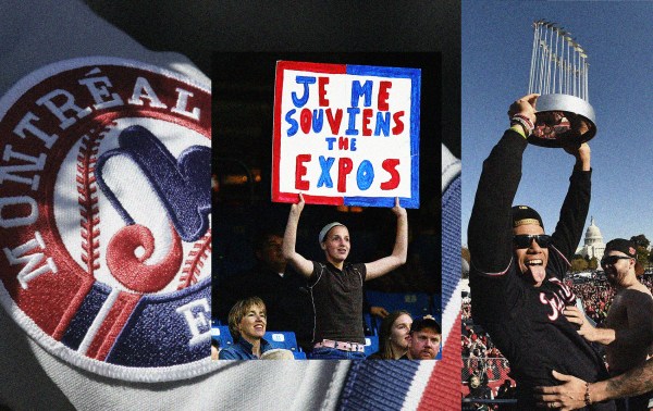 Illustration by Noah Hickey/The Dispatch (photos by Rich Pilling/MLB via Getty Images, Dave Sandford/Getty Images, and Toni L. Sandys/The Washington Post via Getty Images)