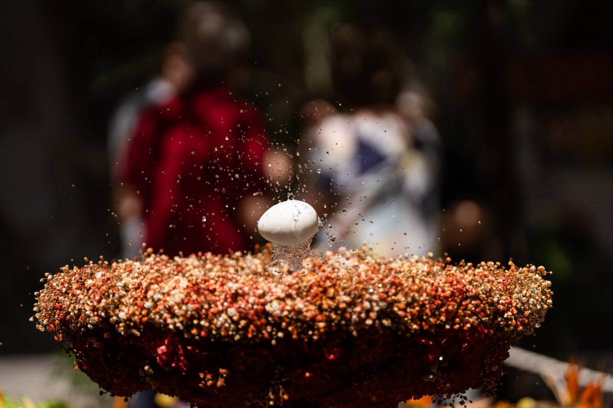The Dancing Egg During Corpus Christi In Barcelona.
