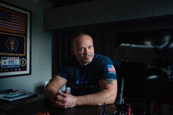 Dan Bongino is photographed in Stuart, Florida, on March 18, 2021. (Photo by Calla Kessler for The Washington Post via Getty Images)