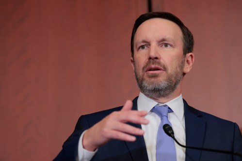 Congressional Democrats Hold Capitol Hill Press Conference To Speak Out Against Trump’s Cryptocurrency Dinner