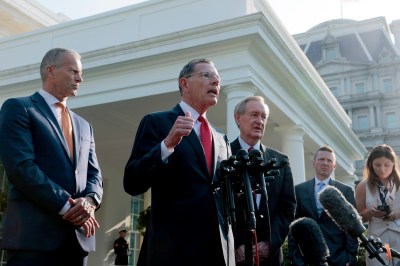 Republican Senators Speak Following A Meeting With President Trump