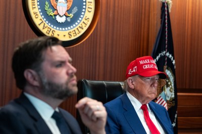 President Trump In The Situation Room During Strike on Iran