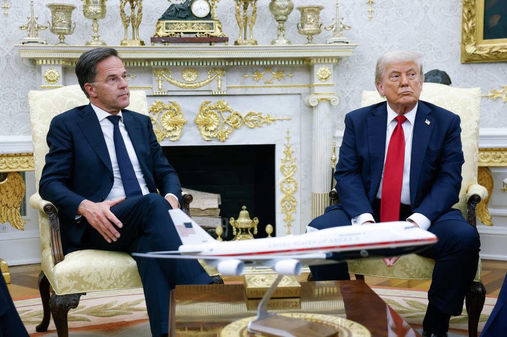 President Trump Meets With NATO Secretary General Rutte At The White House