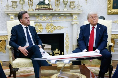 President Trump Meets With NATO Secretary General Rutte At The White House