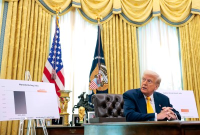 President Trump Delivers Remarks From The Oval Office