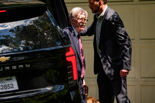 FBI Search House Of Former Trump National Security Adviser John Bolton In Bethesda, Maryland