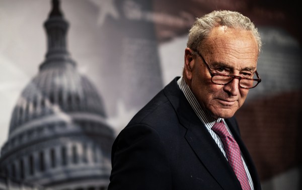 Senate Minority Leader Chuck Schumer (Photo by Kent Nishimura/Getty Images).