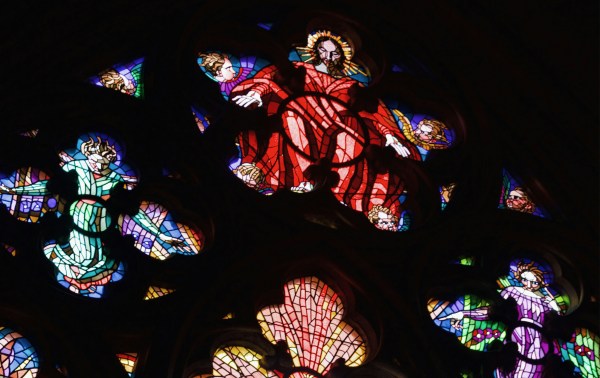 Stained-glass windows. (Photo by Lina/Unsplash)