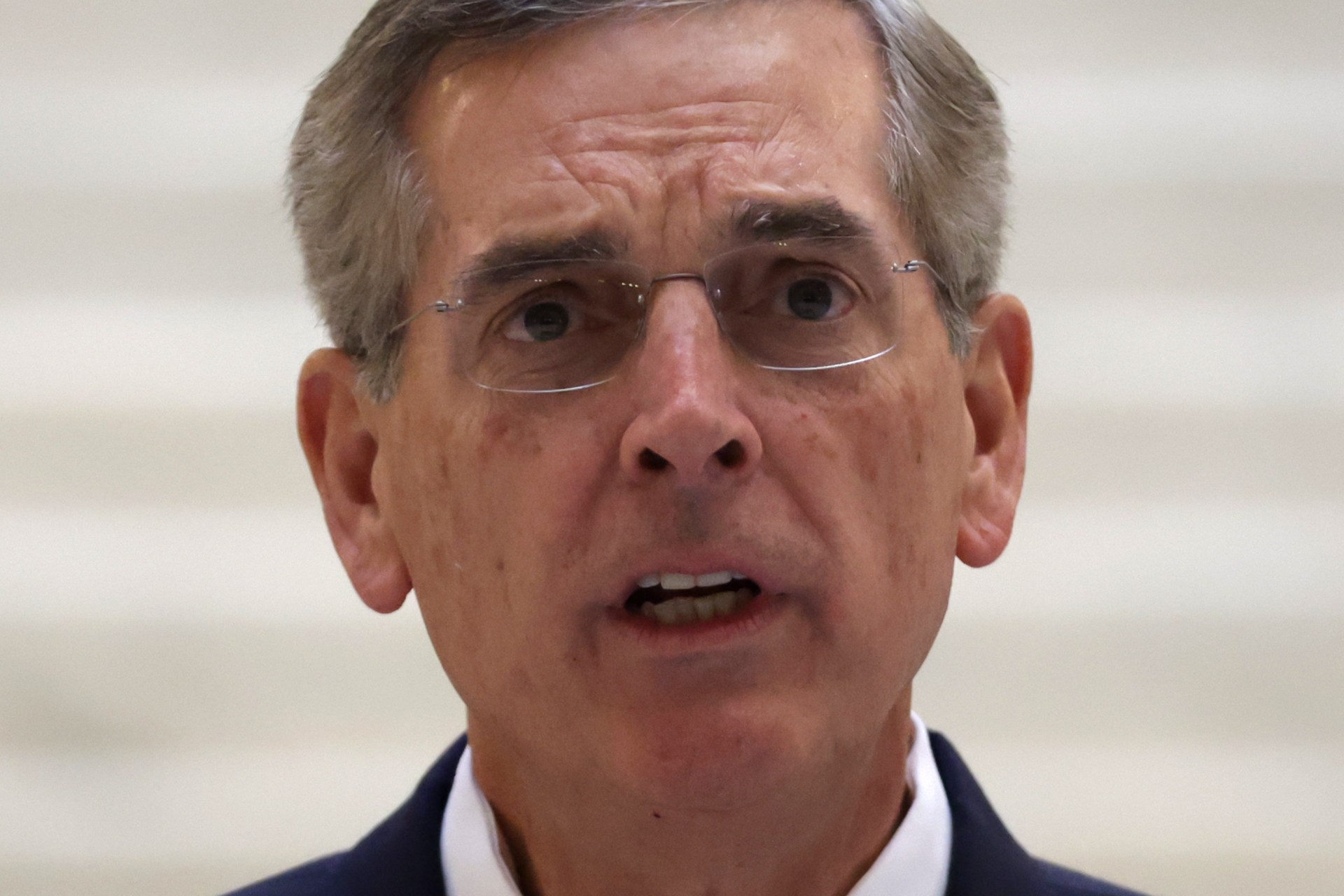 Georgia’s Secretary Of State Brad Raffensperger Holds Press Conference On Early Voting