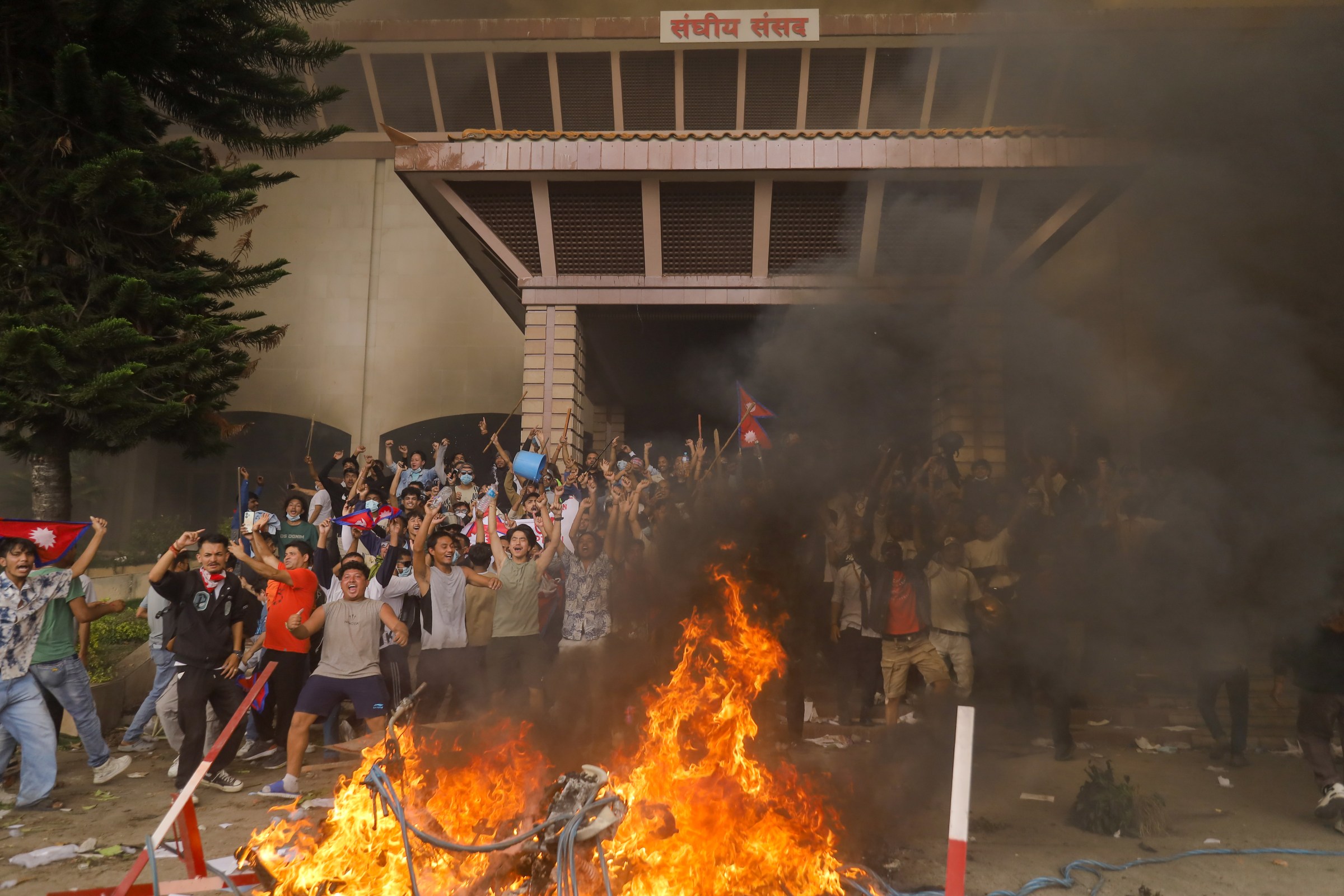 Gen-Z’s Anti-corruption Protest In Nepal Enters Second Day After 19 Killed In Single Day