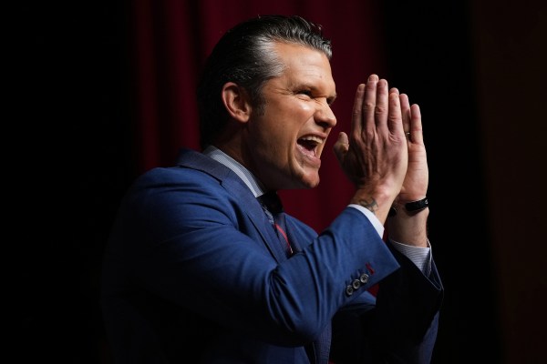 President Trump And Pete Hegseth Address U.S. Senior Military Leaders At Quantico