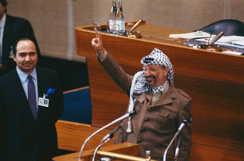 Yasser Arafat Speaks to the UN General Assembly