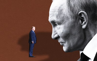 Illustration by Noah Hickey (Photos by Scott Eisen/Getty Images; MIKHAIL TERESHCHENKO/POOL/AFP via Getty Images).