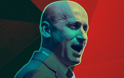 Illustration by Noah Hickey/The Dispatch (Photo by Andrew Harnik/Getty Images).