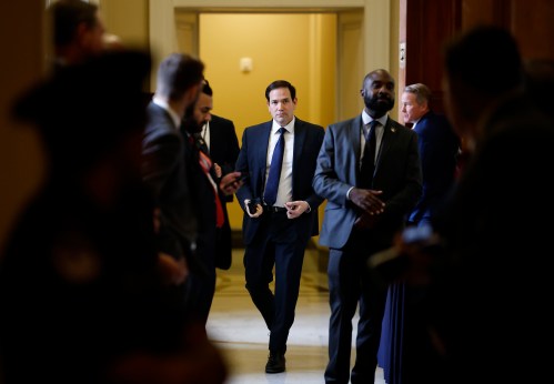 Secretary Of State Rubio Meets With Republican Senators On The Hill