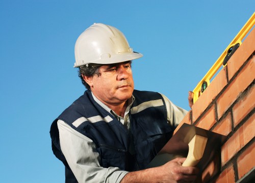 A man wearing a hard hat and vest