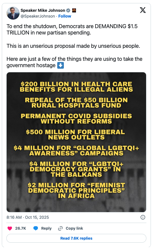 A screenshot of a social media post