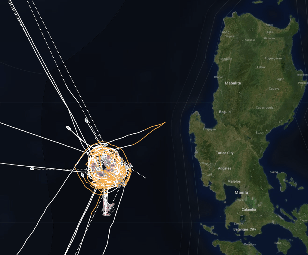 A map of the earth with a satellite image