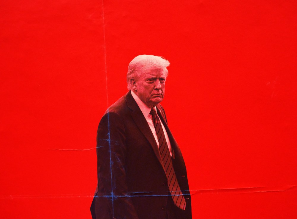 Illustration by Noah Hickey/The Dispatch (Photo by Anna Rose Layden/Getty Images).