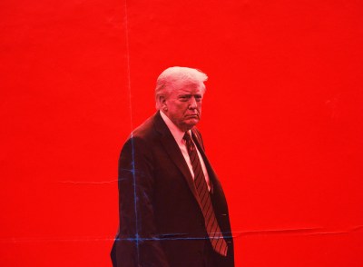 Illustration by Noah Hickey/The Dispatch (Photo by Anna Rose Layden/Getty Images).