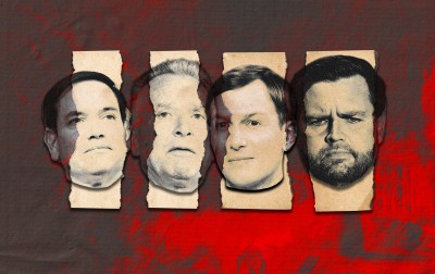 Illustration by Noah Hickey/The Dispatch (Photos via Getty Images).