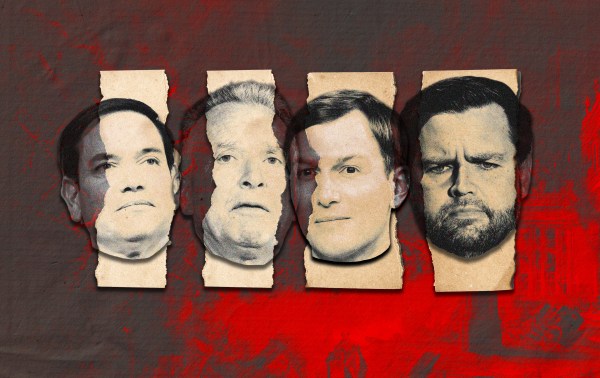 Illustration by Noah Hickey/The Dispatch (Photos via Getty Images).