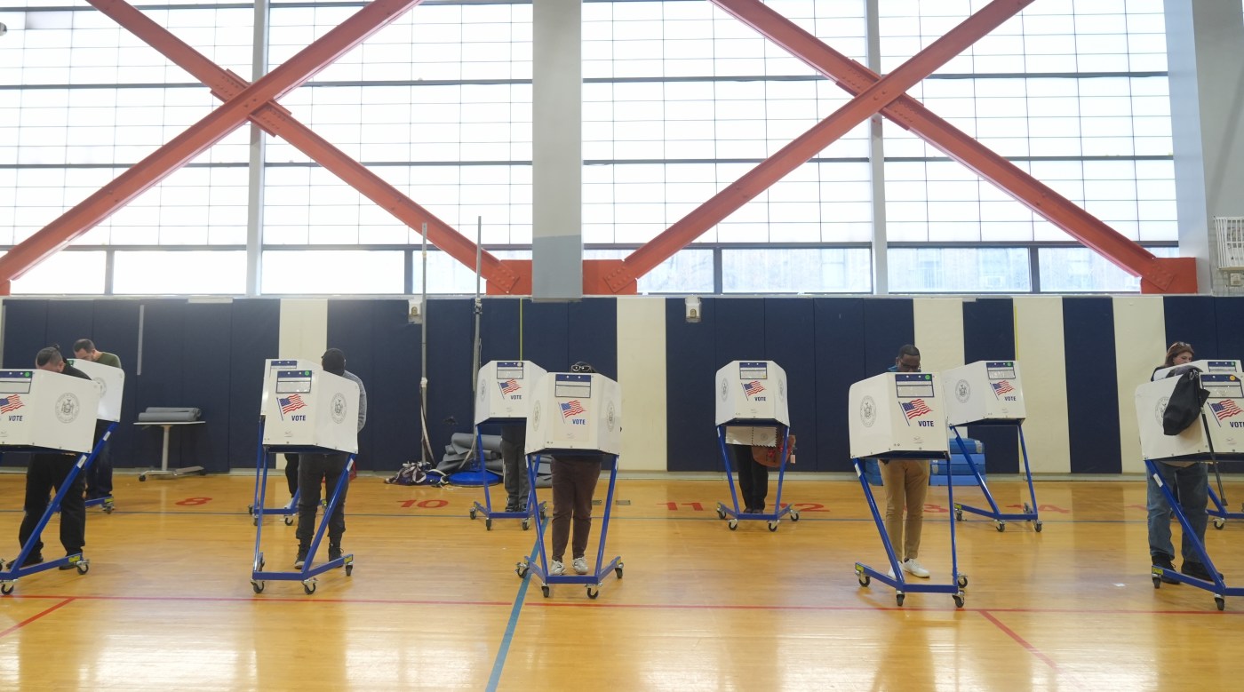People in a room with boxes