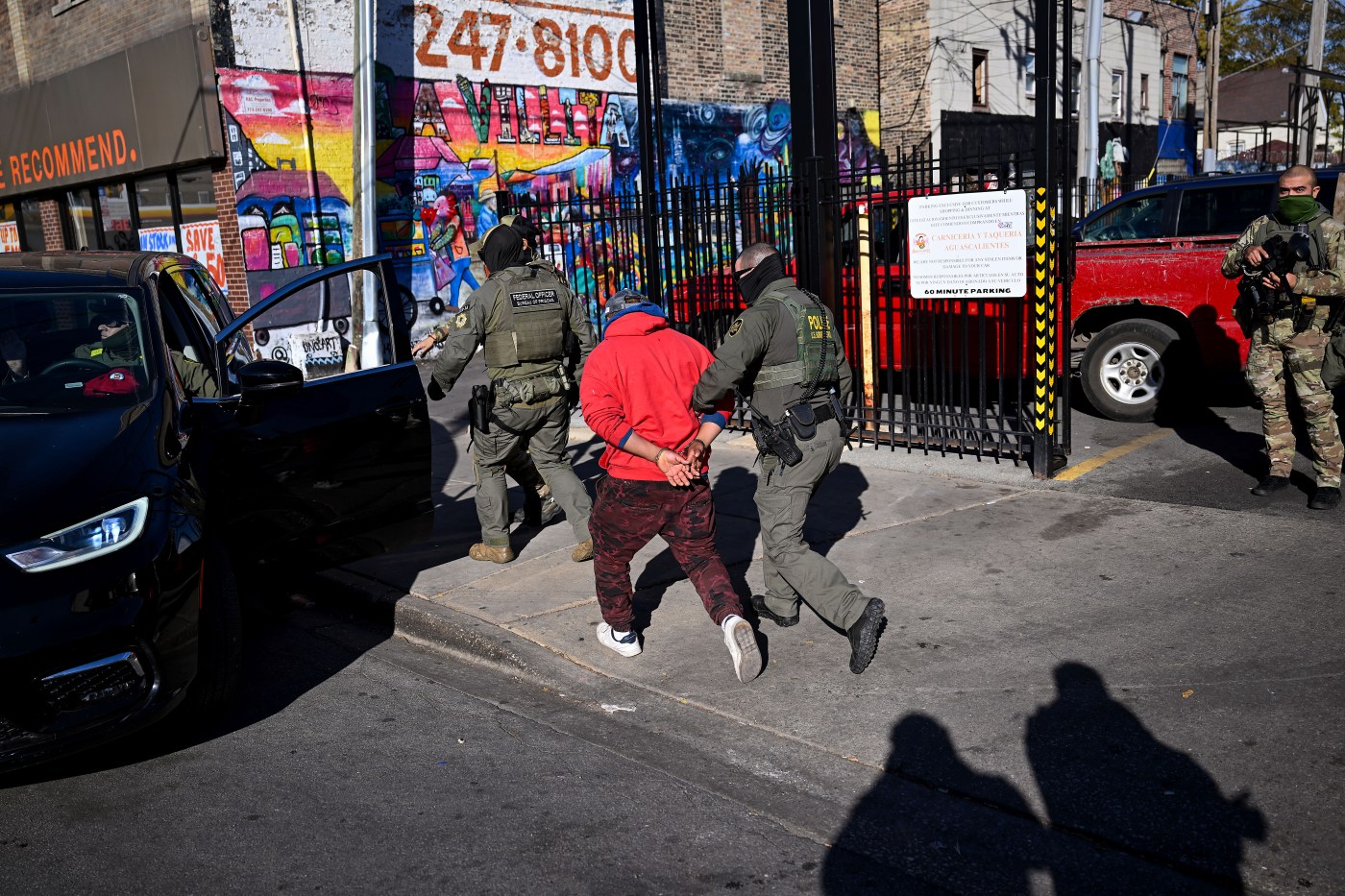 U.S. Border Patrol Agents Enforce Operation Midway Blitz In Chicago, Illinois