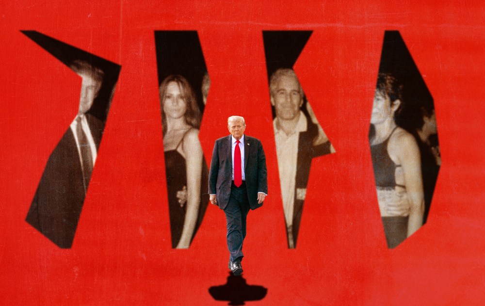 Illustration by Noah Hickey/The Dispatch (Photos via Getty Images).