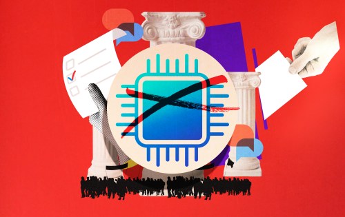 Illustration by Noah Hickey/The Dispatch. (Photos via Getty Images)