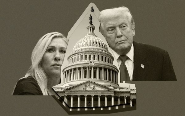 Illustration by Noah Hickey/The Dispatch (Photos via Getty Images).