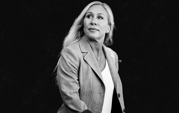 Illustration by Noah Hickey/The Dispatch (Photo by Tom Williams/CQ-Roll Call via Getty Images).