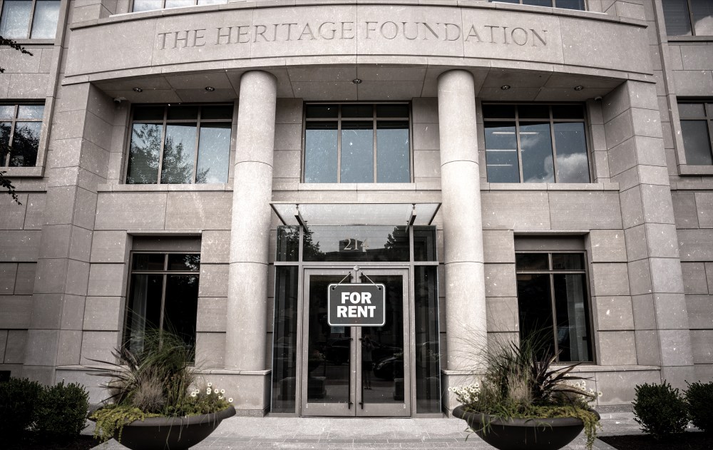 A building with a sign on the door