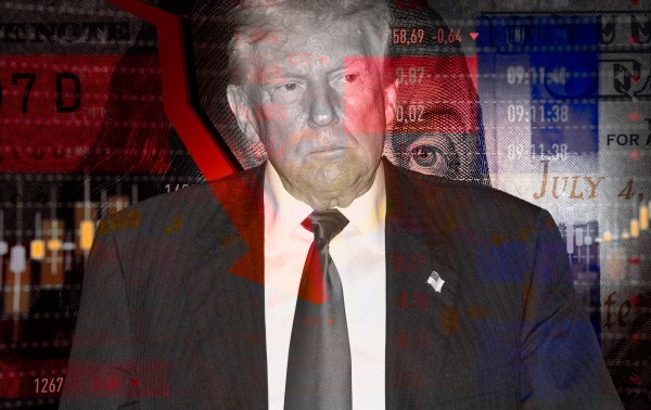 Illustration by Noah Hickey/The Dispatch (Photos via Getty Images).