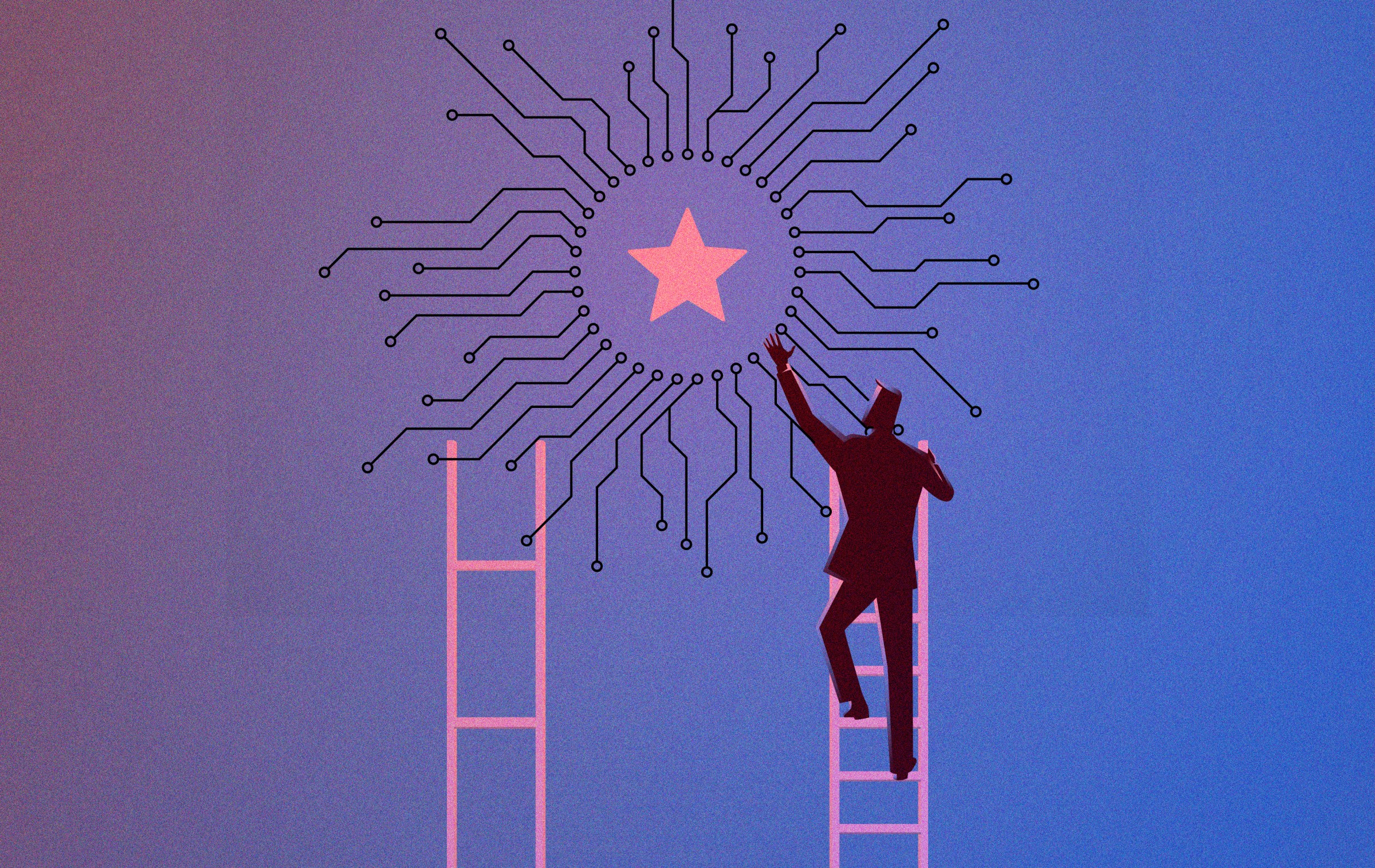 Illustration by Noah Hickey/The Dispatch (Photos via Getty Images).